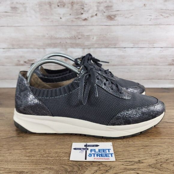 Naturalizer Women's Nash Oxford Lace Up Sneaker Gray Petwer Size 10 - Picture 1 of 9